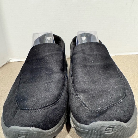 Skechers Go Walk 3 Goga Mat Men’s Black Loafers 12 - Picture 4 of 10